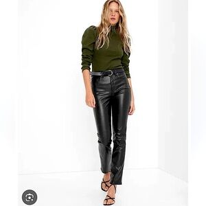 • Gap Vintage Slim high rise faux leather pants 18